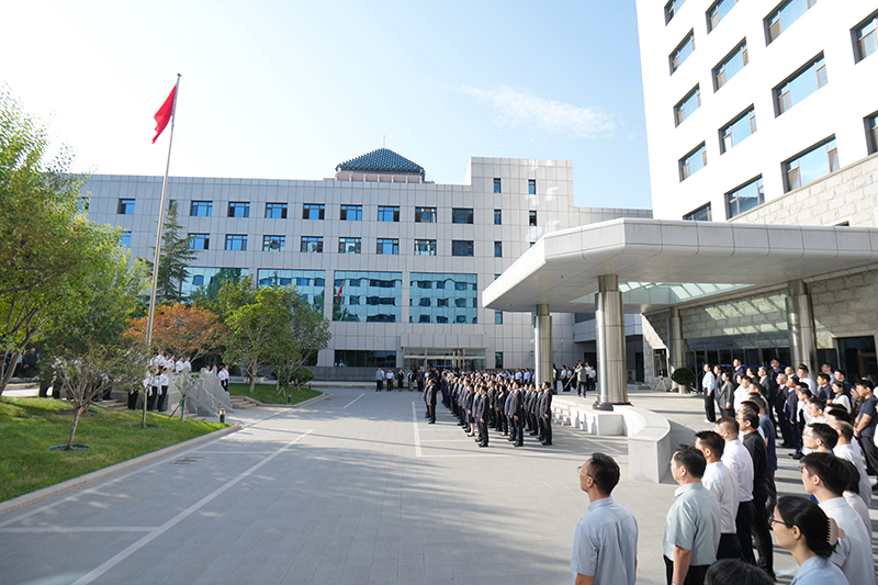 水利部舉行升國旗儀式